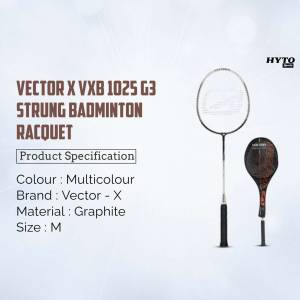 Vector X VXB 1025 G3 Strung Badminton Racquet - Product Image