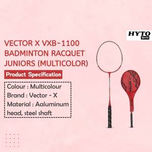 Vector X VXB-1100 Badminton Racquet for Juniors in Multicolor