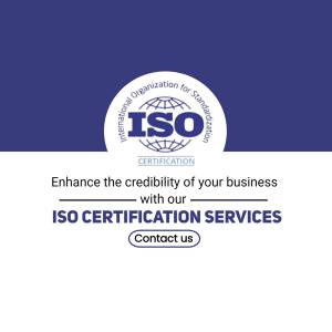 ISO Certification Logo with Text