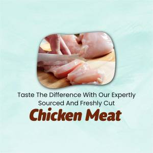 Freshly Cut Chicken Meat Template For Google Business Profile