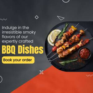 Irresistible BBQ Dishes Flyer For X