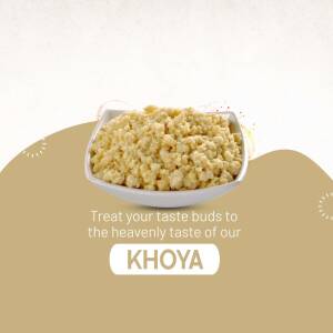 Delicious Khoya Business Poster For Instagram