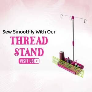 Thread Stand For Smooth Sewing Graphic For LinkedIn