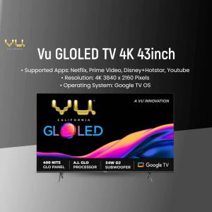Vu GloLED 4K Smart TV with Google TV OS