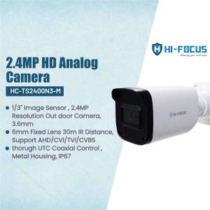 Hi-Focus 2.4MP HD Analog Camera - HC-TS2400N3-M