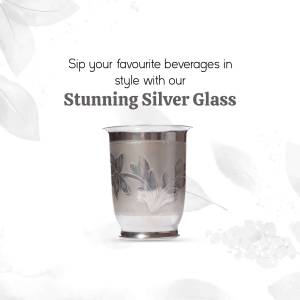 Stunning Silver Glass For Beverages Post For Google Business Profile