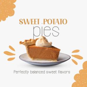 Sweet Potato Pie Delight Artwork For WhatsApp