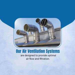 Image of air ventilation systems on a rooftop