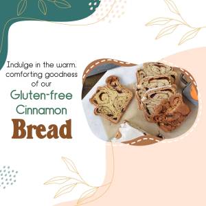 Gluten-Free Cinnamon Bread Banner For Facebook