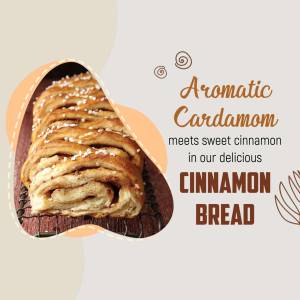 Aromatic Cardamom Cinnamon Bread Design For Twitter