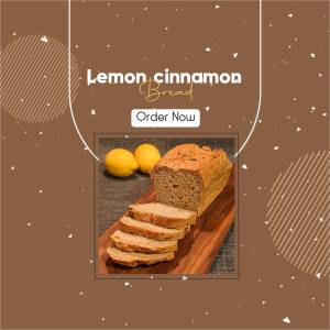 Lemon Cinnamon Bread Promotion Artwork For LinkedIn