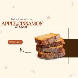 Apple Cinnamon Bread Promotion Advertisement For Threads