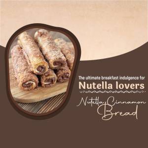 Nutella Cinnamon Bread - Breakfast Indulgence Advertisement For Telegram