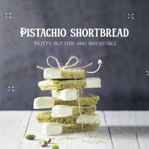 Pistachio Shortbread Delight Poster For Threads