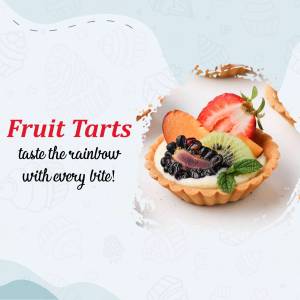 Delicious Fruit Tarts Branding Post For Threads