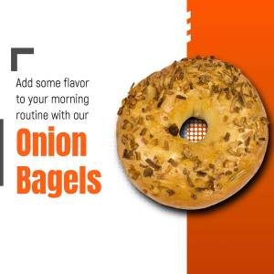 Onion Bagels - Add Flavor To Your Morning Flyer For Pinterest