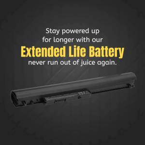 Extended Life Battery Advertisement Image For Threads