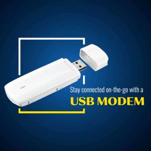 USB Modem For On-the-Go Connectivity Poster For X