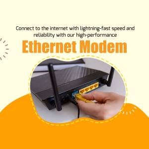 High-Performance Ethernet Modem Advertisement For Google Business Profile