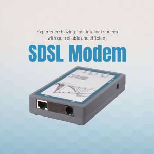 SDSL Modem - Fast Internet Connectivity Template For X
