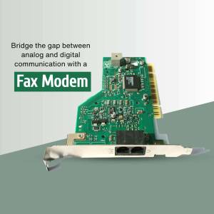 Fax Modem - Bridging Analog And Digital Communication Social Media Post For Threads