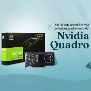 Nvidia Quadro P2200 graphics card for professional graphics work