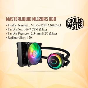 Cooler Master MasterLiquid ML120RS RGB Liquid CPU Cooler