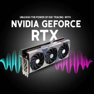 NVIDIA GeForce RTX graphics card with ray tracing technology
