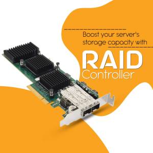 Boost Server Storage With RAID Controller Poster For Twitter