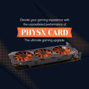 Physx Card - Gaming Upgrade Design For Facebook