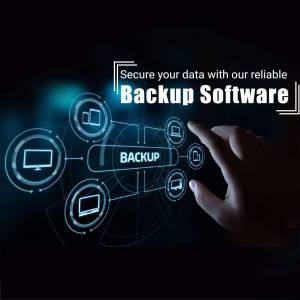 Data Backup Software Promotion Branding Post For LinkedIn