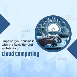Cloud Computing For Business Growth Flyer For X