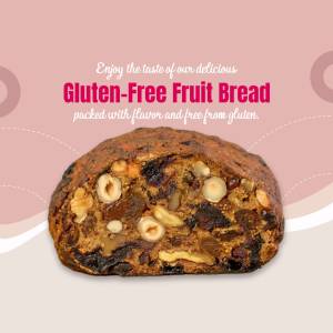 Gluten-Free Fruit Bread Flyer For Instagram