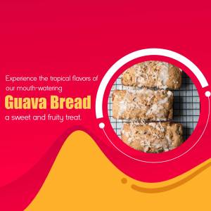 Guava Bread Advertisement Branding Post For Twitter