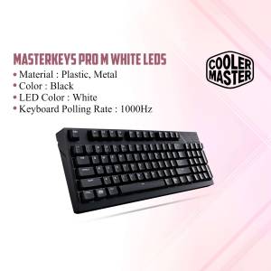 Cooler Master MasterKeys Pro M White LED Gaming Keyboard
