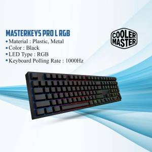 Cooler Master MasterKeys Pro L RGB Black Mechanical Keyboard