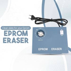 Blue EPROM eraser with power cord and timer dial