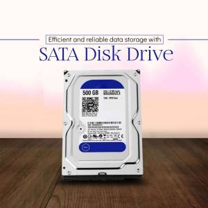 Image of a 500GB SATA Hard Disk Drive