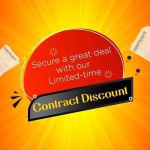 Image promoting a limited-time discount on contracts