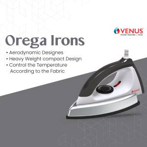 Venus Orega Iron with features listed