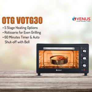 Venus VOTG30 Oven with Rotisserie and Timer