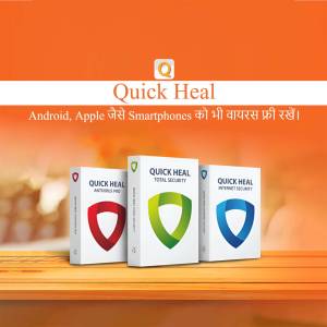 Quick Heal antivirus software for Android and Apple smartphones