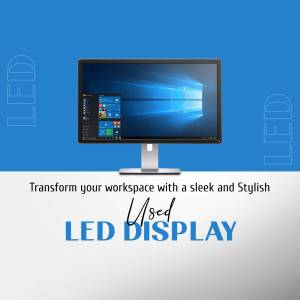 LED Display Monitor Business Poster For Google Business Profile