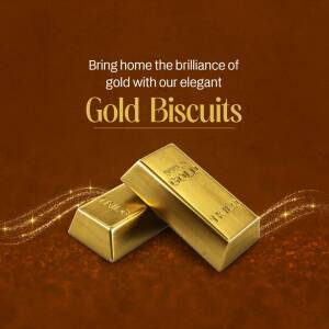 Gold Biscuits - Bring Home The Brilliance Template For Twitter