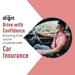 Man driving a car with car insurance coverage