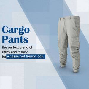 Cargo Pants Advertisement Business Poster For X