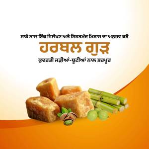 Image of jaggery blocks with sugarcane and nuts