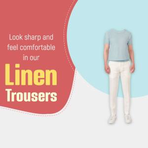 Linen Trousers Advertisement Post For X