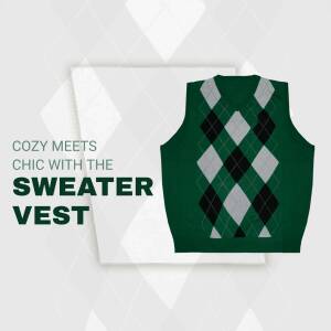 Cozy Chic Sweater Vest Design For Threads