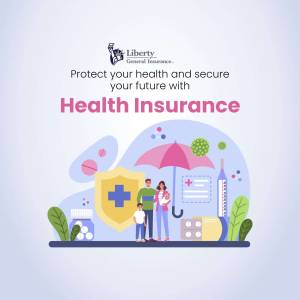 Image depicting health insurance protection with a family under an umbrella.